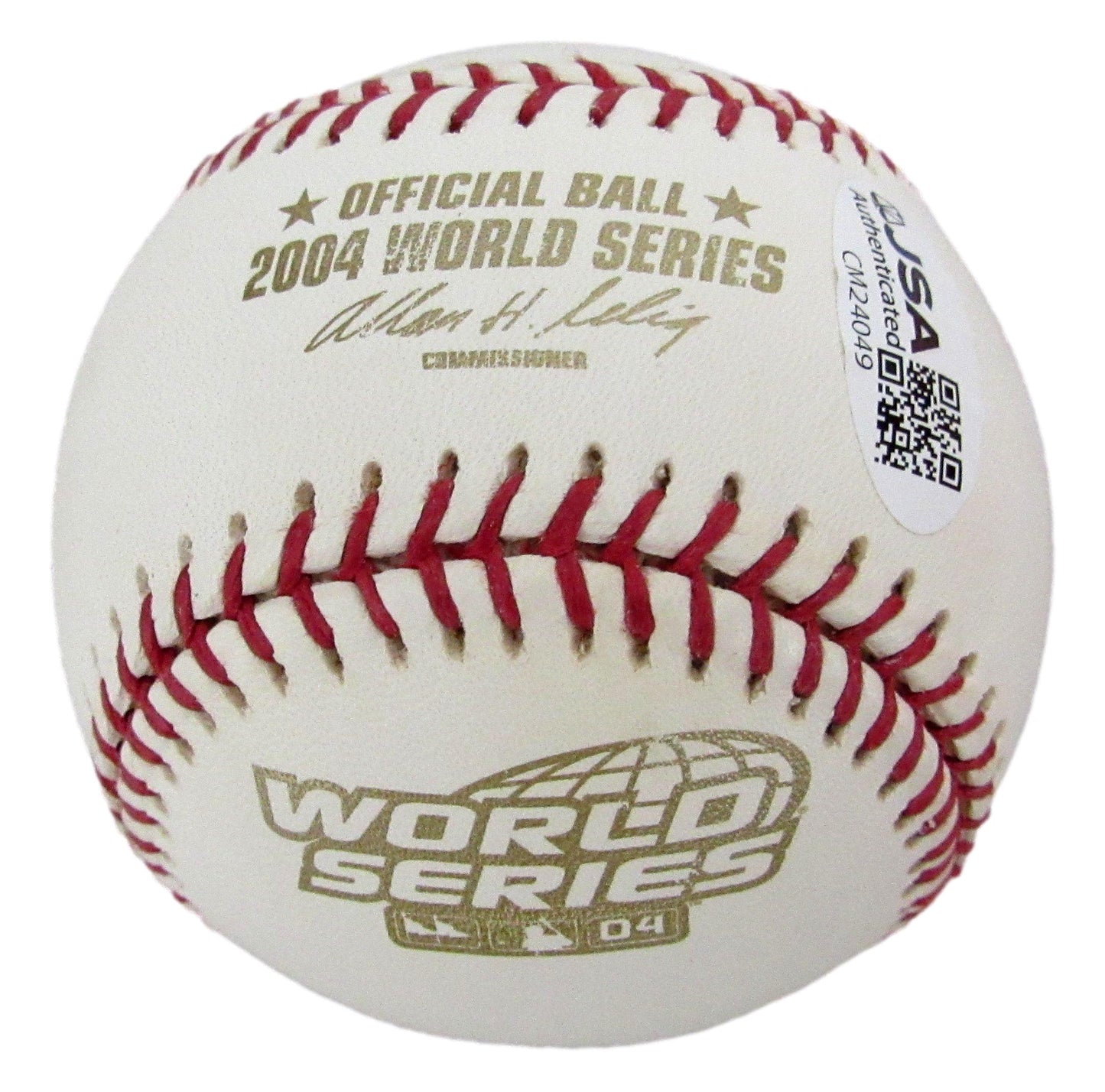 John Henry Signed/Auto 2004 World Series Baseball Red Sox Owner JSA 208270