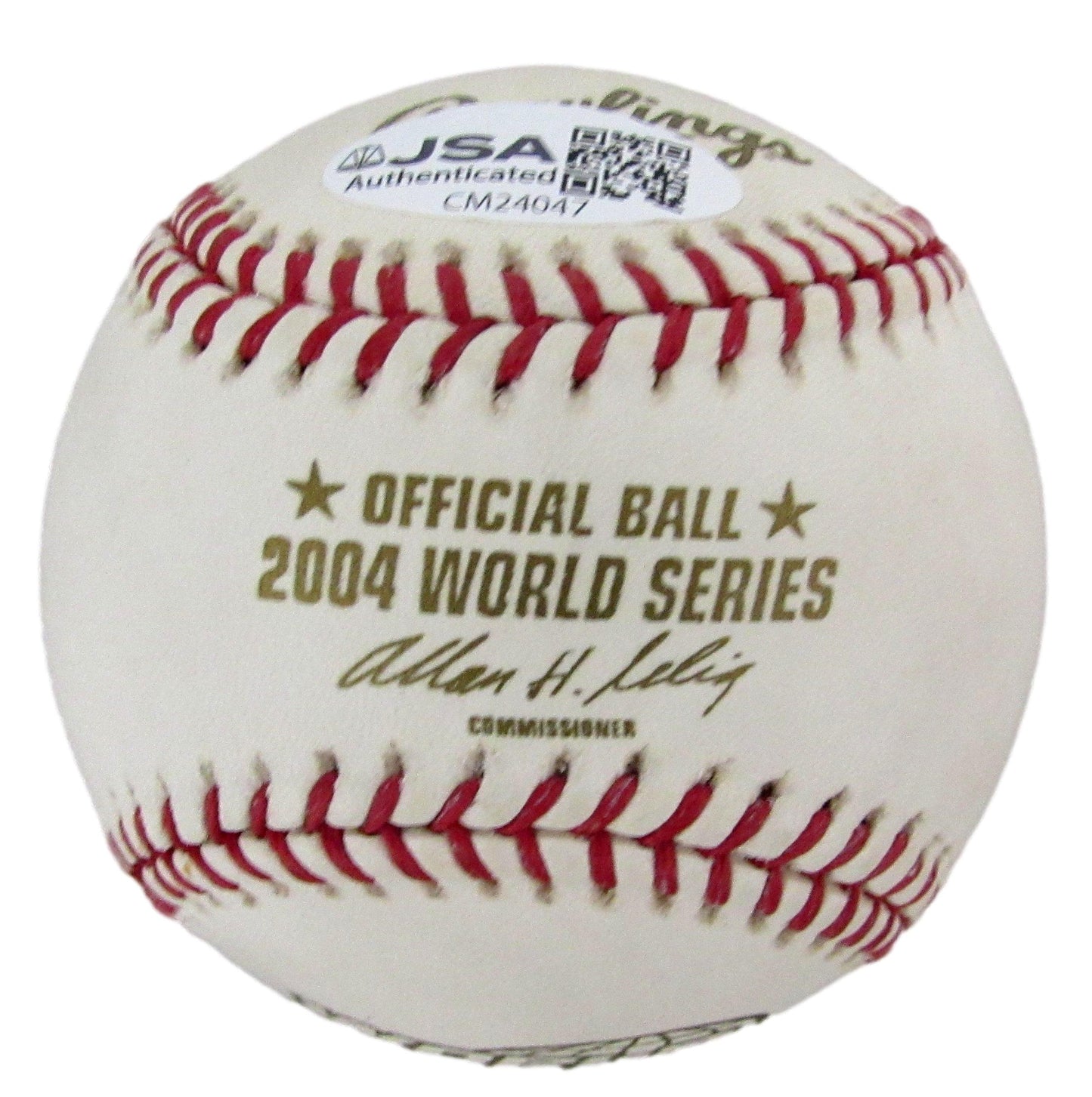 Gabe Kapler Signed/Auto 2004 World Series Baseball Boston Red Sox JSA 208271