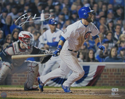Ben Zobrist Signed/Autographed 16x20 Photo Chicago Cubs Beckett 208236