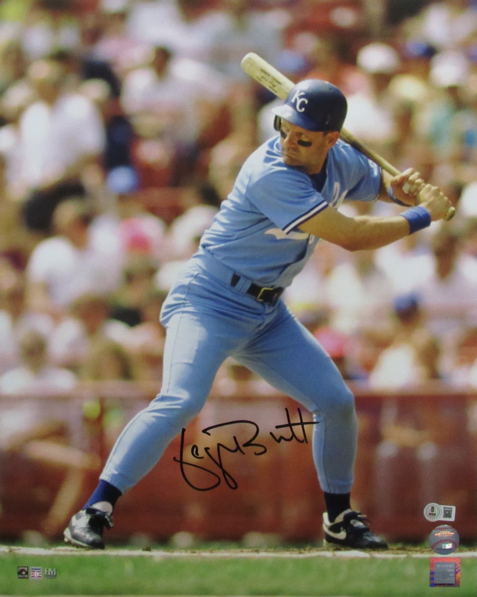 George Brett HOF Signed/Auto 16x20 Photo Kansas City Royals Beckett 208237