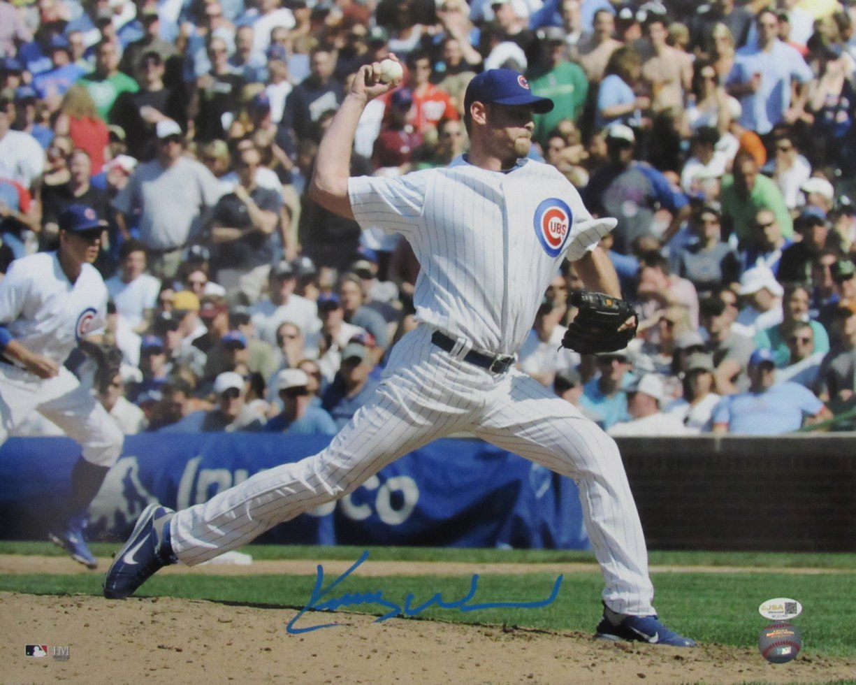 Kerry Wood Signed/Autographed 16x20 Photo Chicago Cubs JSA Witnessed 208239
