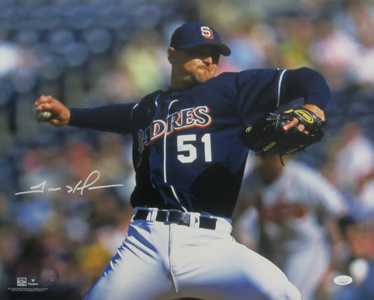 Trevor Hoffman HOF Signed/Autographed 16x20 Photo San Diego Padres JSA 208240