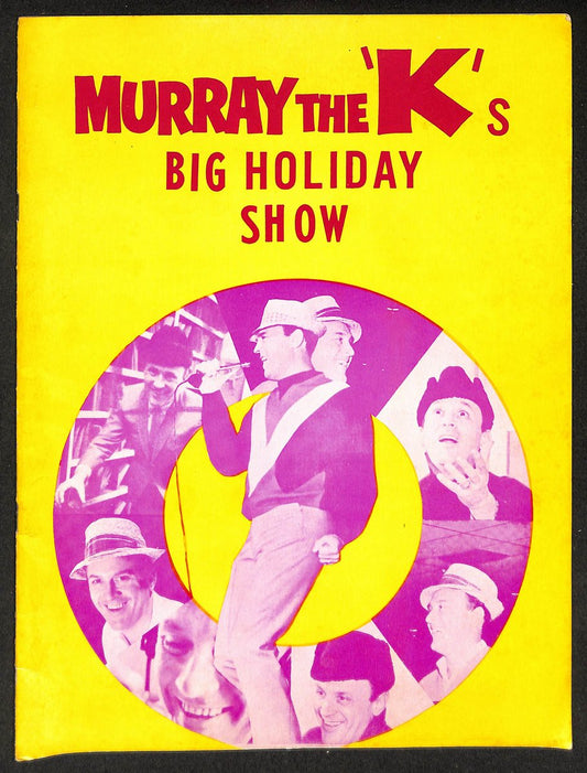 1965 Murray the K's Big Holiday Show Program Marvin Gaye The Temptations 209728