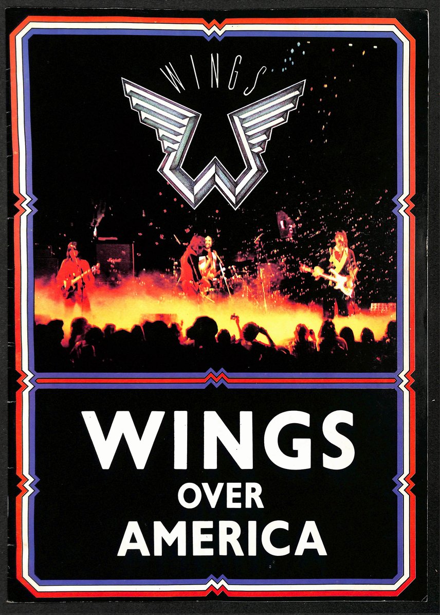 1976 Paul McCartney & Wings "Wings over America" Tour Program 209731