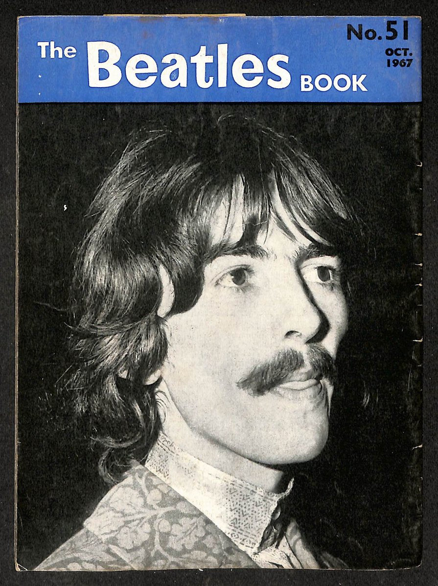 The Beatles Monthly Book 1967 Issue  #51 George in California Magazine 209732