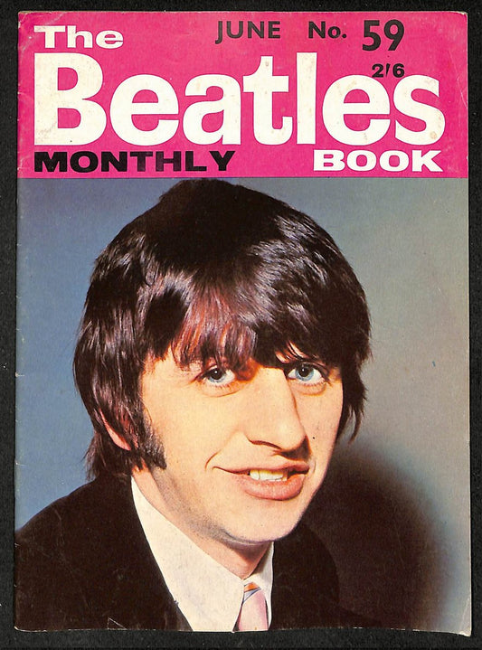 The Beatles Monthly Book 1968 Issue #59 Magazine  209739