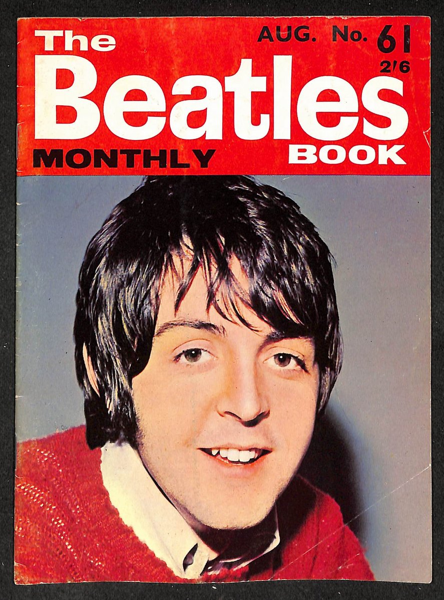 The Beatles Monthly Book 1968 Issue #61 Magazine  209741