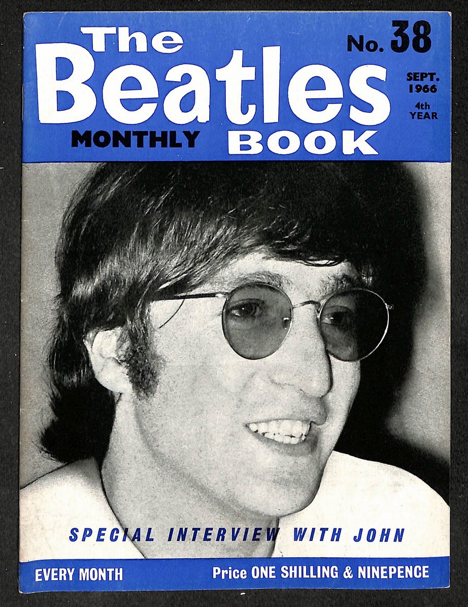The Beatles Monthly Book 1966 Issue #38 Magazine John Interview 209776