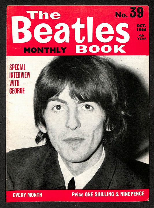 The Beatles Monthly Book 1966 Issue #39 Magazine George Interview 209777