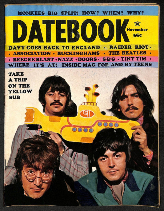Datebook 1968 The Beatles Magazine Yellow Submarine 209784