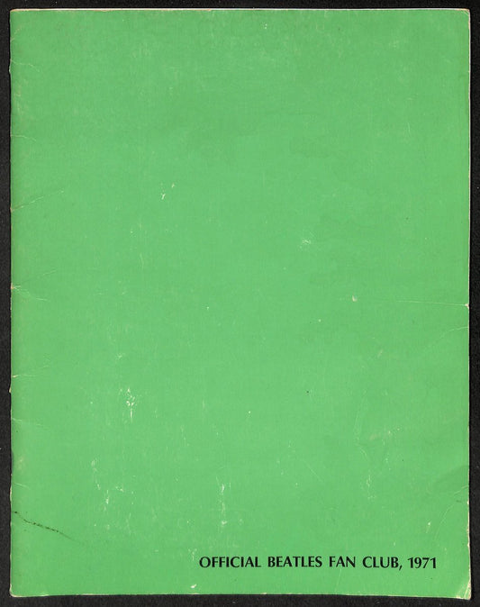 The Beatles 1971 Official Beatles Fan Club Magazine 209791