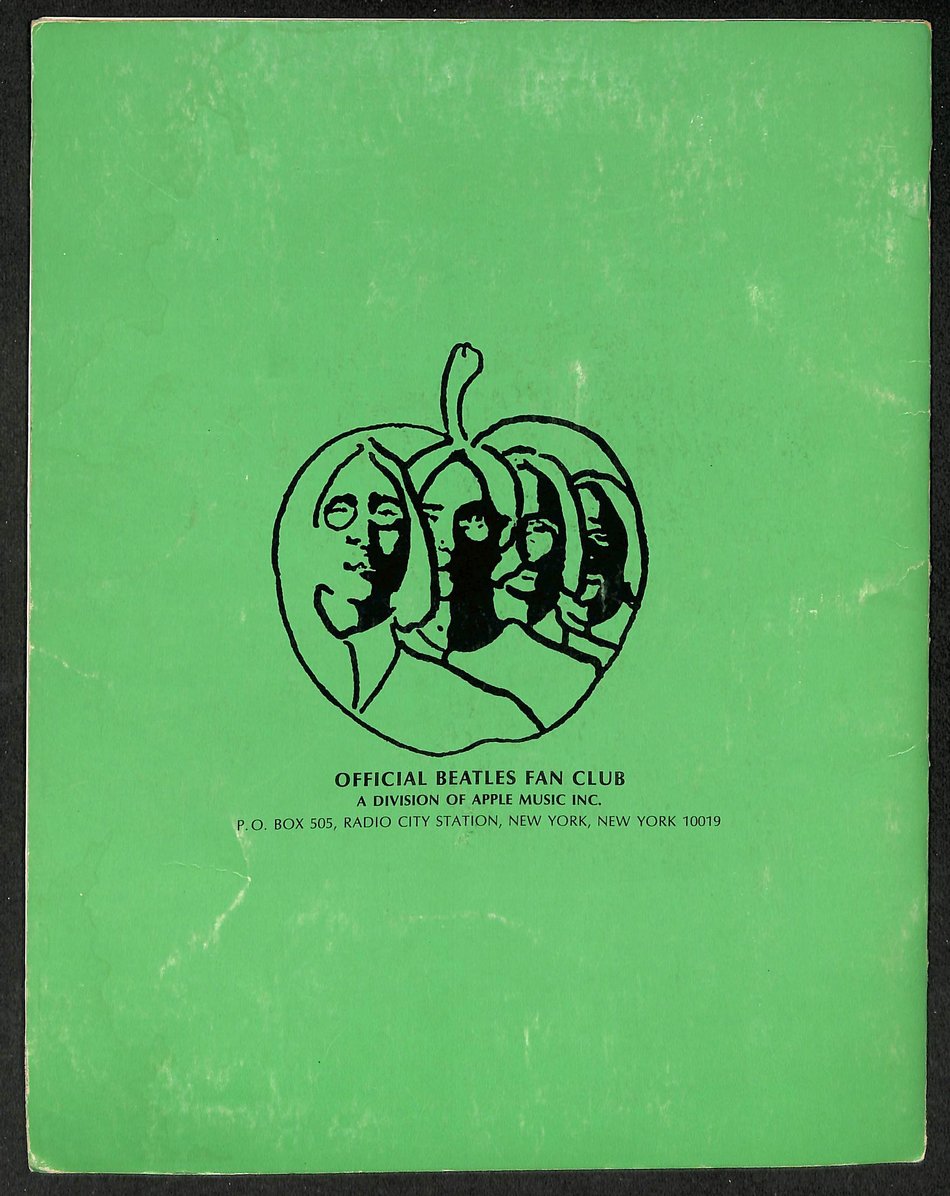 The Beatles 1971 Official Beatles Fan Club Magazine 209791