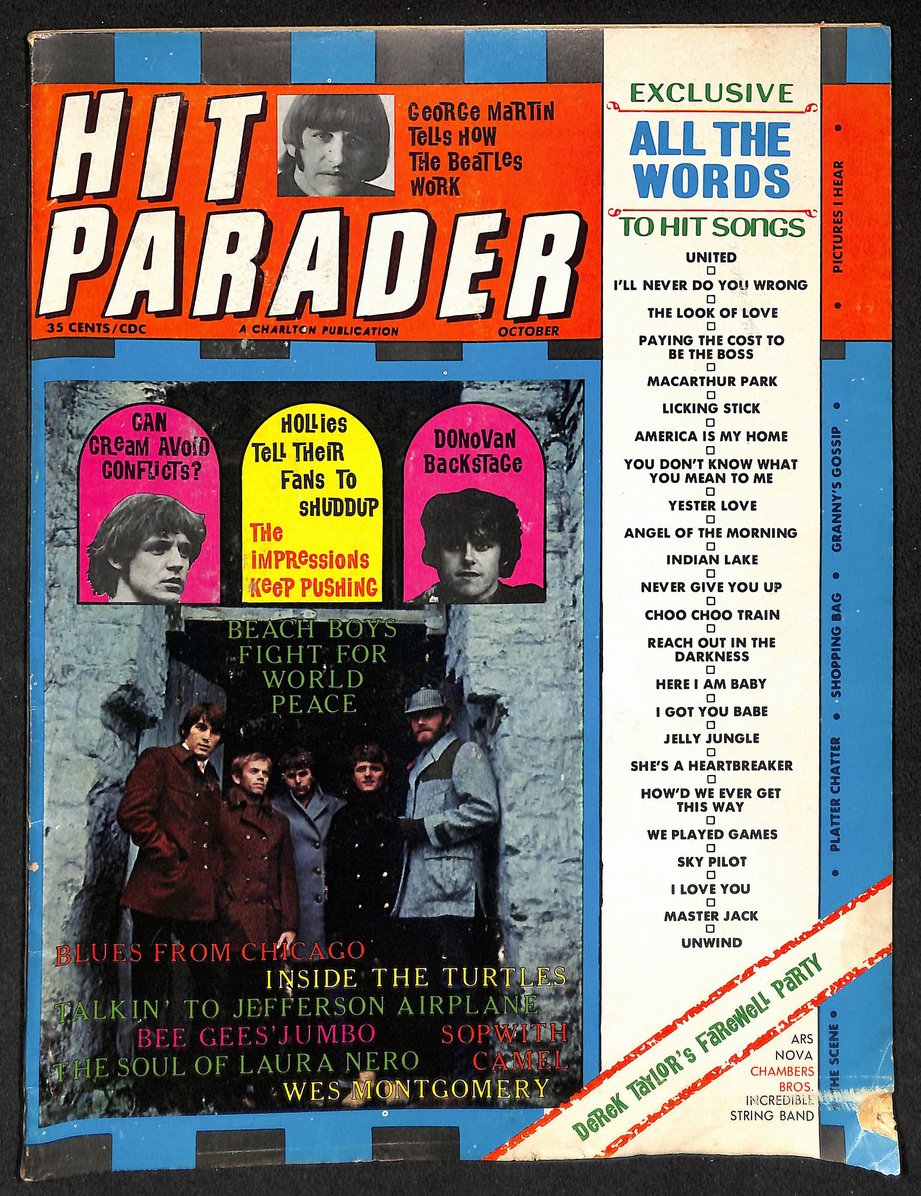 Hit Parader 1968 The Beatles Magazine Charlton Publications 209793