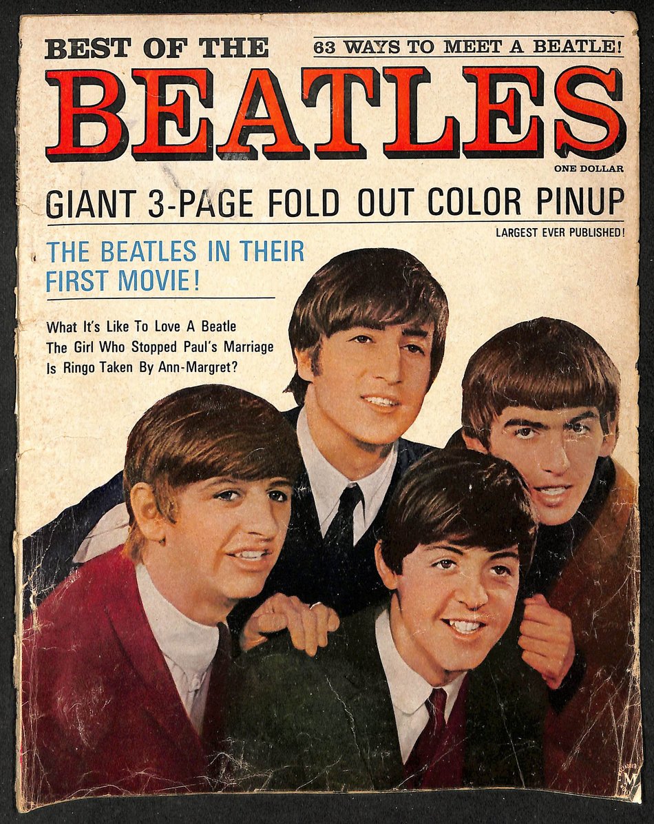 Best of the Beatles 1964 Magazine First Movie Macfadden Publishing 209794