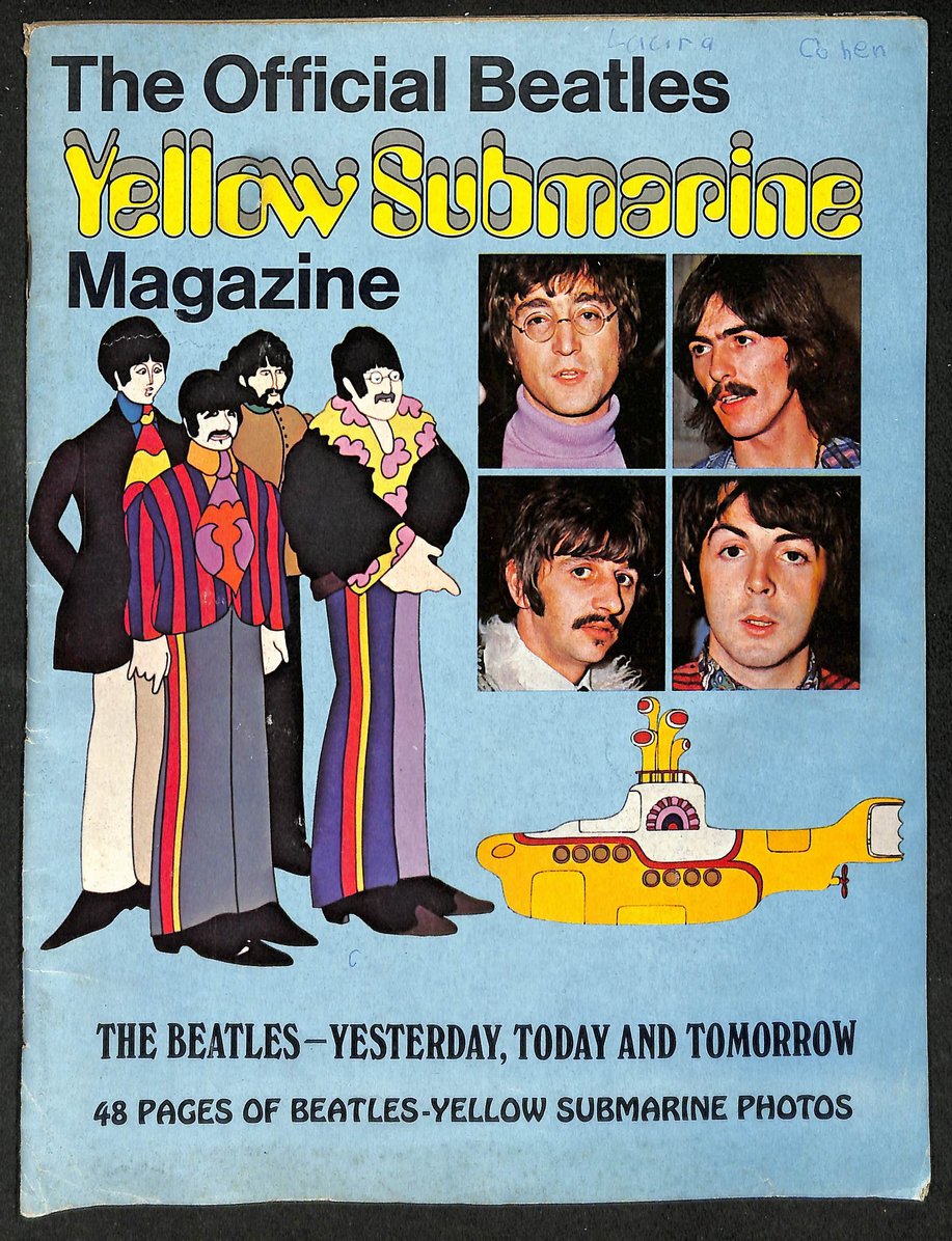 The Official Beatles Yellow Submarine 1968 Magazine 209795