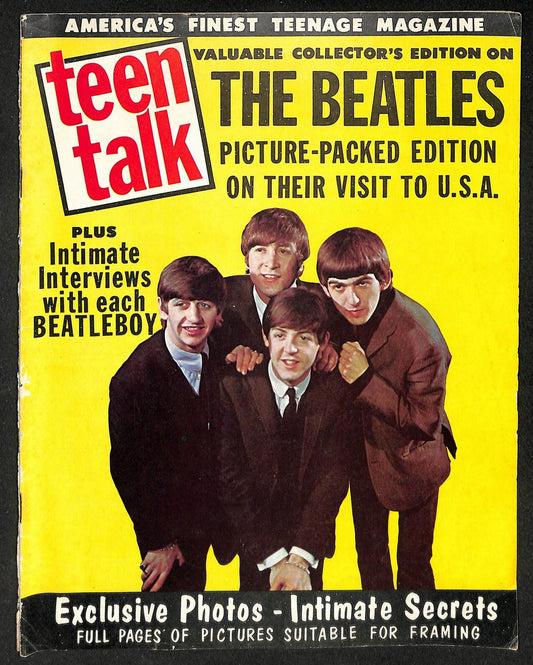 Teen Talk The Beatles 1964 Collector's Edition Magazine 209800