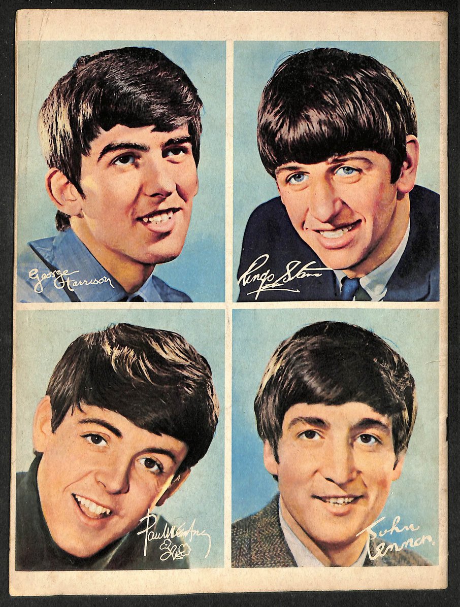 Ideal Magazine The Beatles The Fab Four Come Back 1964 Magazine 209805