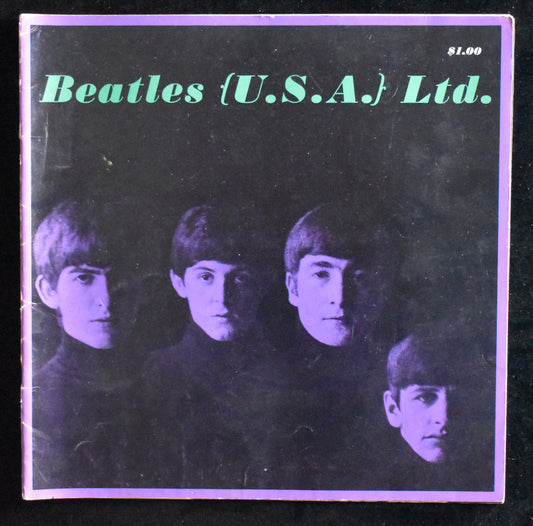 Beatles (U.S.A.) Ltd. 1964 Souvenir Tour Book Photo Magazine The Beatles 209851