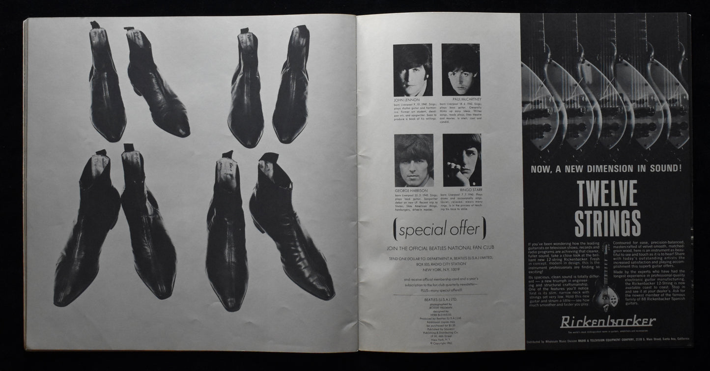 Beatles (U.S.A.) Ltd. 1965 Souvenir Tour Book Photo Magazine The Beatles 209854
