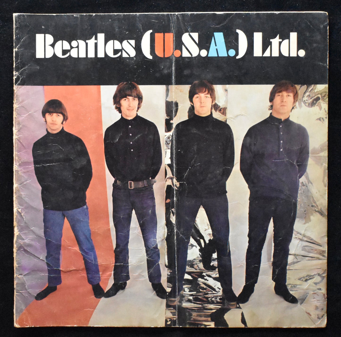 Beatles (U.S.A.) Ltd. 1966 Souvenir Tour Book Photo Magazine The Beatles 209856