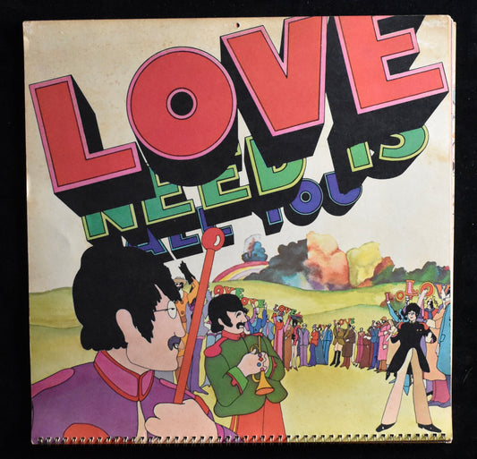 The Beatles 1969 Yellow Submarine Wall Calendar All You Need is Love 209861