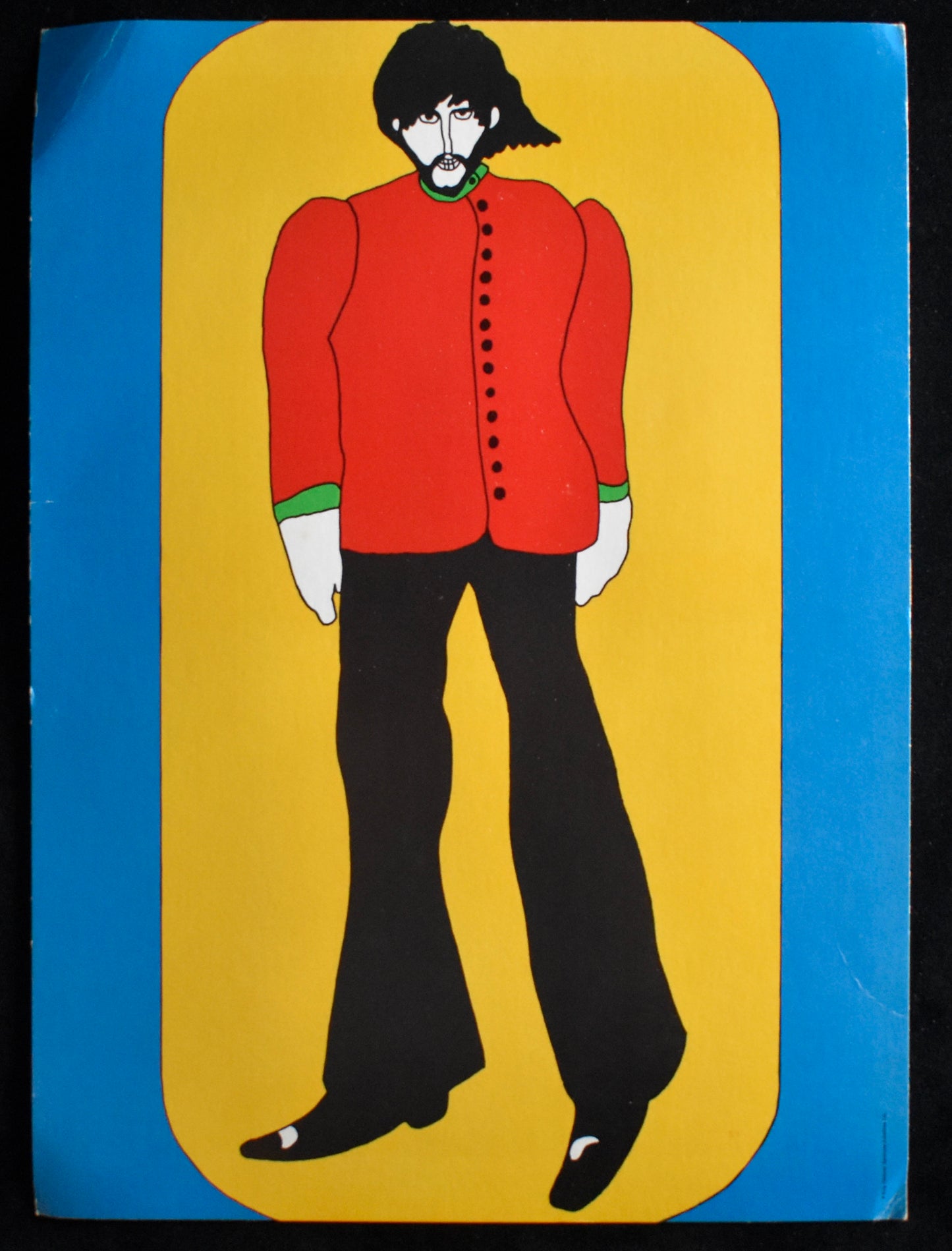 The Beatles 1968 Giant Postcards - Yellow Submarine Movie Memorabilia Set 209862