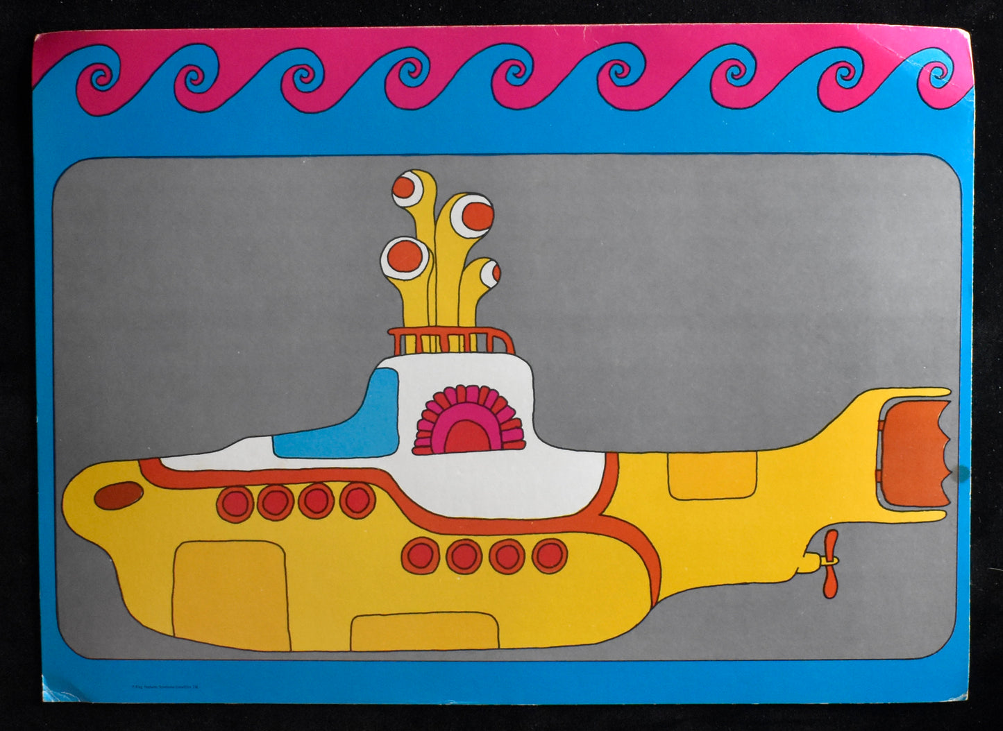 The Beatles 1968 Giant Postcards - Yellow Submarine Movie Memorabilia Set 209862