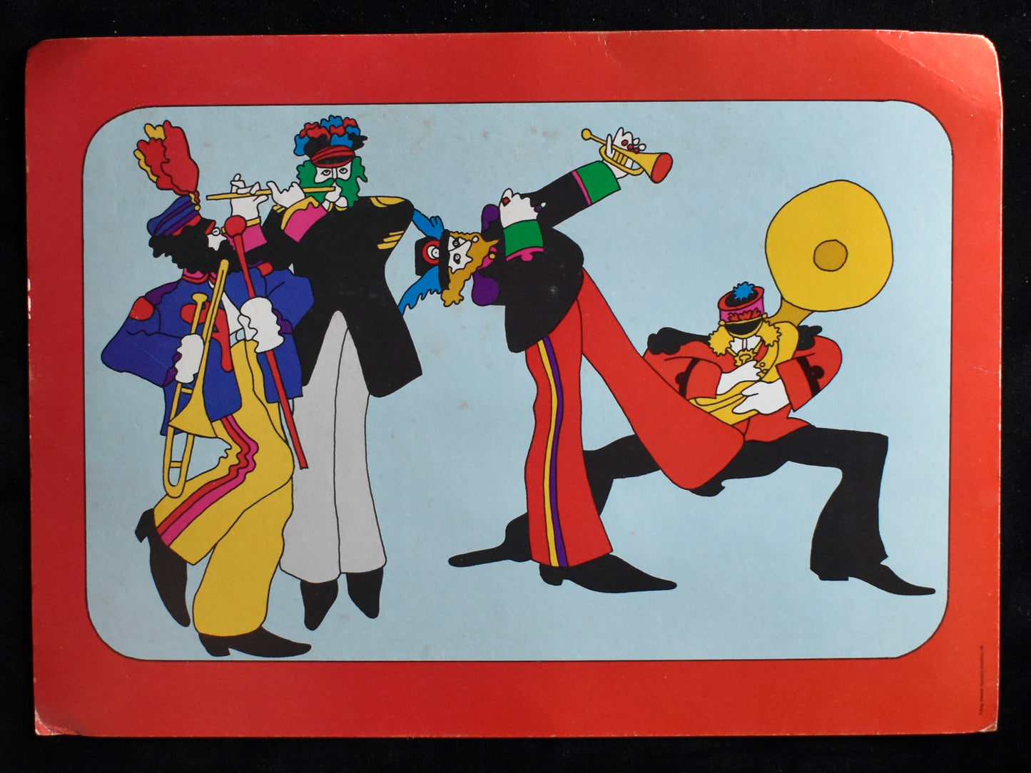 The Beatles 1968 Giant Postcards - Yellow Submarine Movie Memorabilia Set 209862
