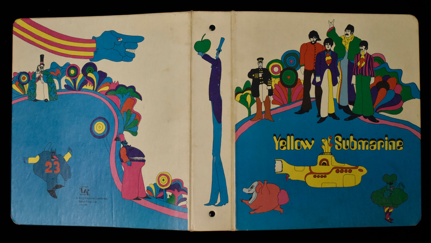 The Beatles 1969 Yellow Submarine 3 Ring Binder 209847