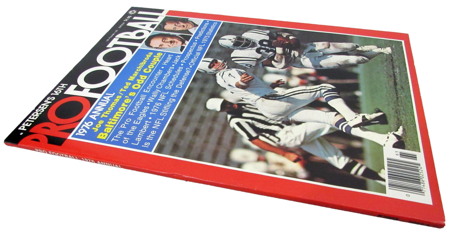 1976 Peterson's PRO FOOTBALL Magazine Baltimore Colts on the Cover CLEAN 208273