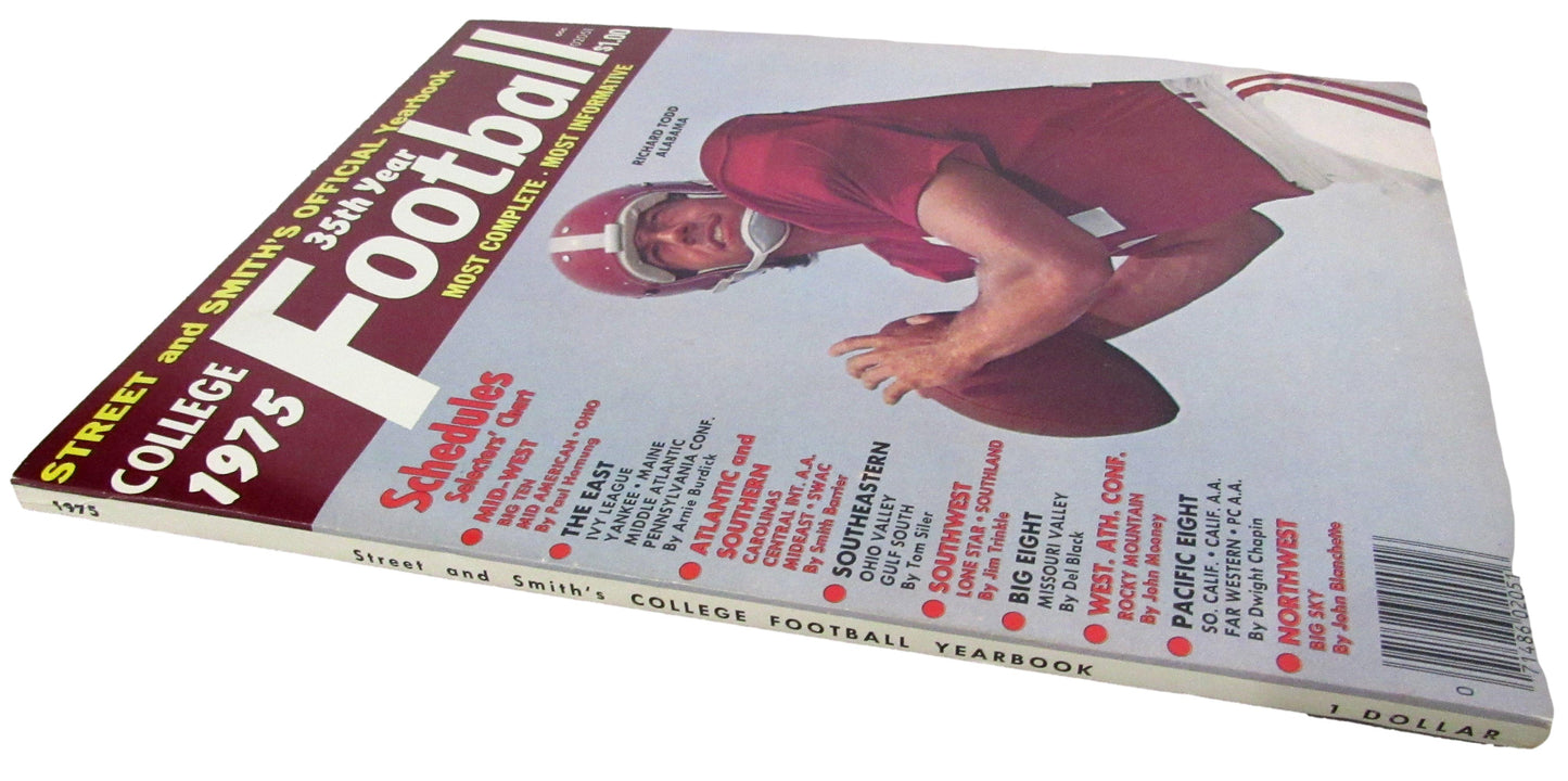 1975 Street and Smith's College Football Magazine Richard Todd CLEAN 208275