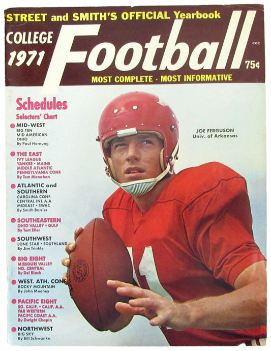 1971 Street and Smith's College Football Magazine Joe Ferguson CLEAN 208276