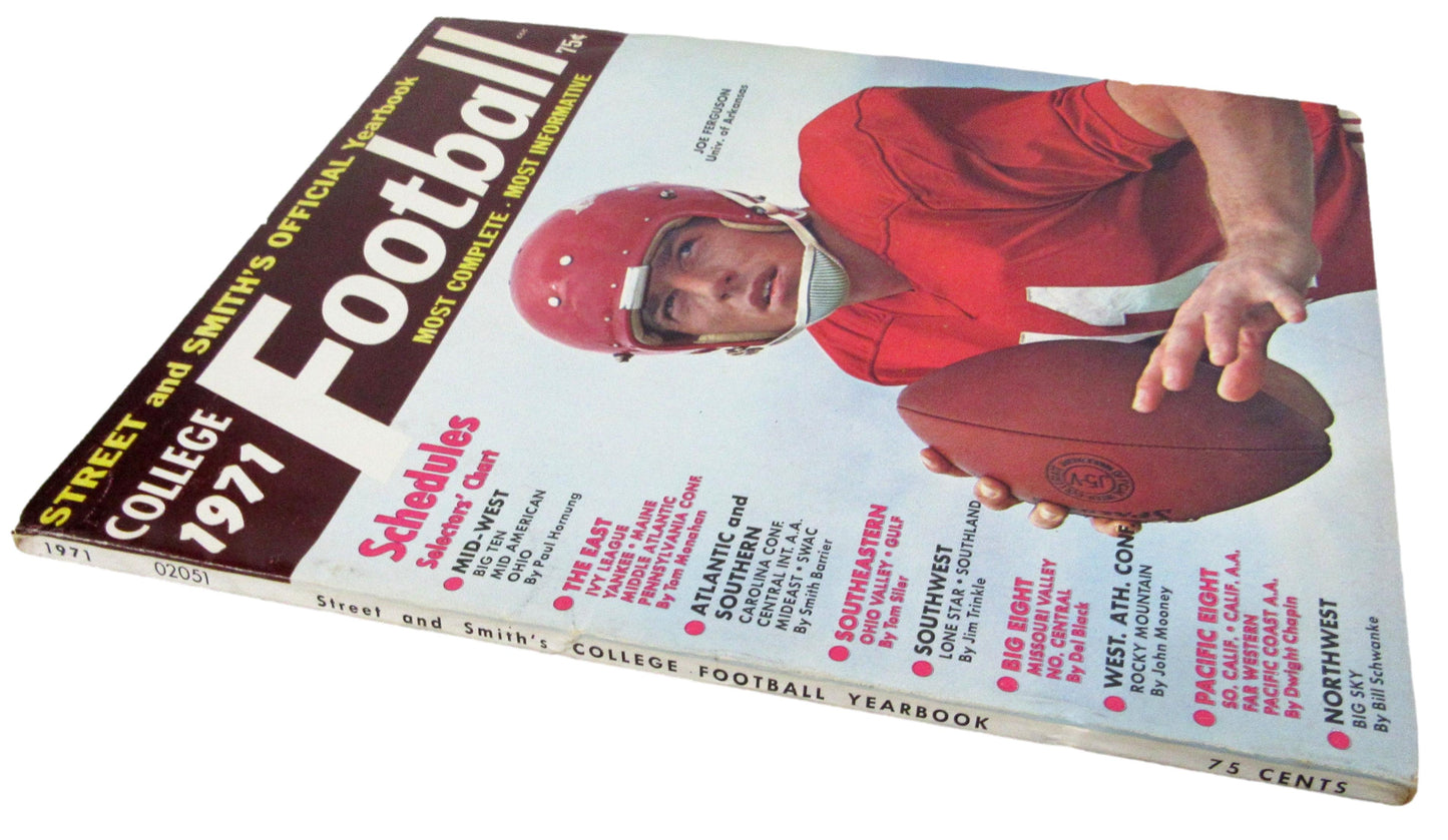 1971 Street and Smith's College Football Magazine Joe Ferguson CLEAN 208276