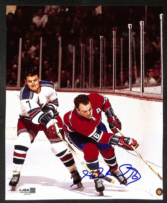 Henri Richard HOF Signed/Auto 8x10 Photo Montreal Canadiens JSA 209867