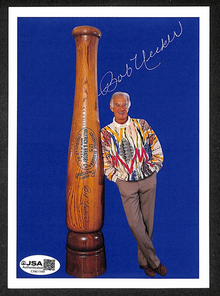 Bob Uecker Signed/Autographed 5x7 Photo Cleveland Indians JSA 209868