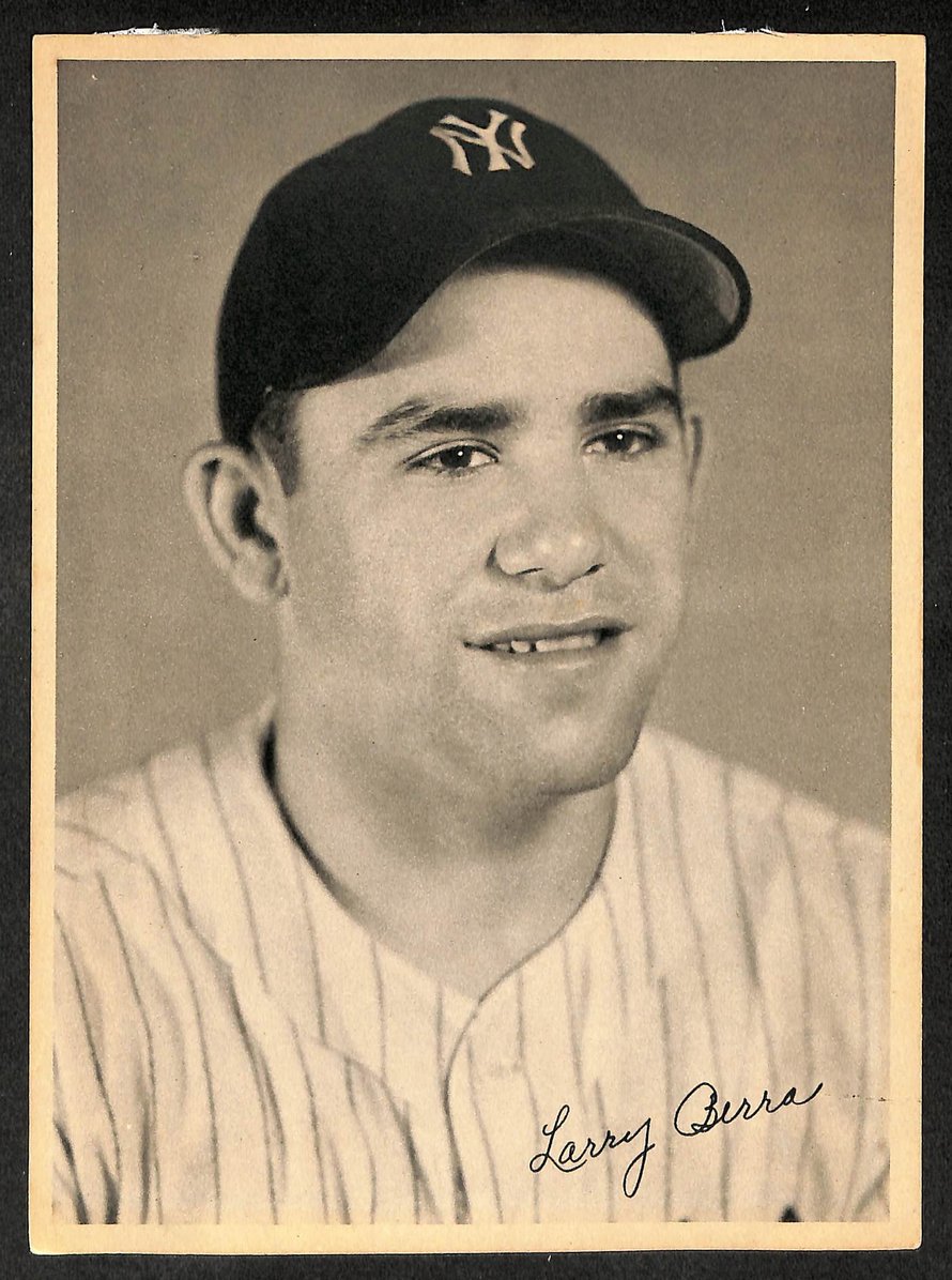 Yogi Berra HOF Unsigned 6.5 x 9 B/W 1947 Team Issued Photo NY Yankees 209872