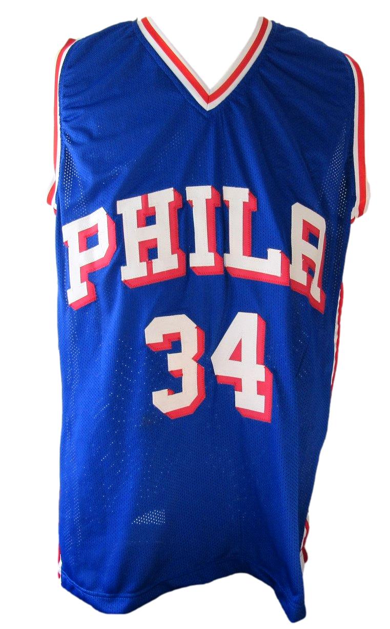 Charles Barkley HOF Signed/Auto 76ers Custom Basketball Jersey PSA/DNA 209896