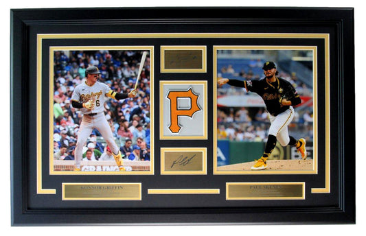 Konnor Griffin/Paul Skenes Pittsburgh Pirates Photo Collage Framed 209902