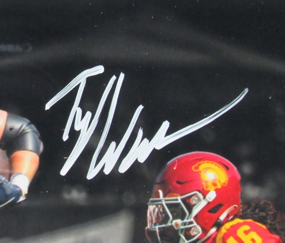 Tyler Warren Signed/Autographed 8x10 Photo Penn State vs. USC Framed JSA 205689