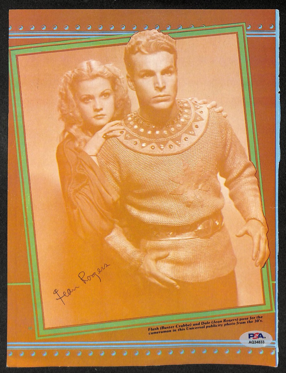 Jean Rogers Signed/Autographed Magazine Page Flash Gordon PSA/DNA 210792