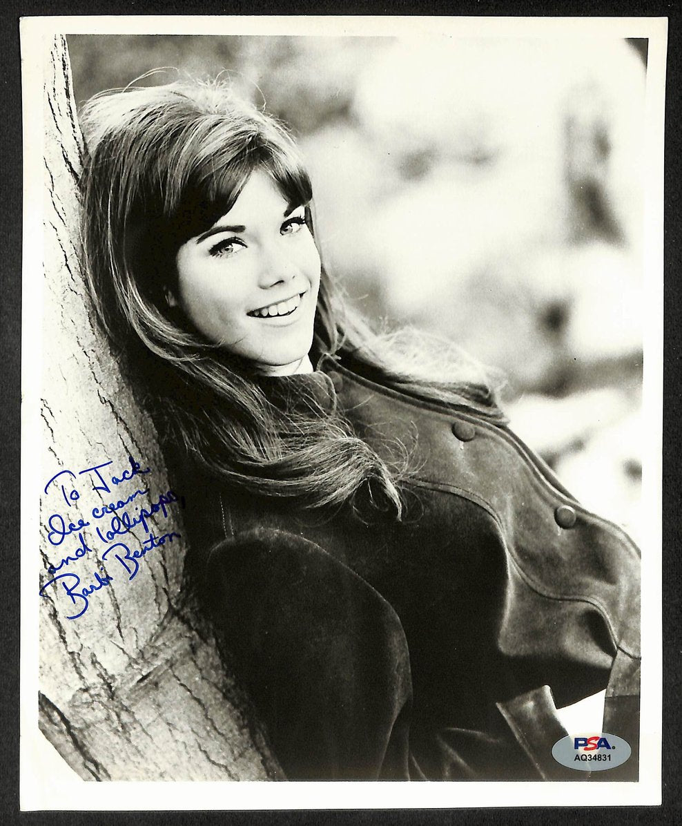 Barbi Benton Signed/Autographed B&W 8x10 Photo Model PSA/DNA 210791