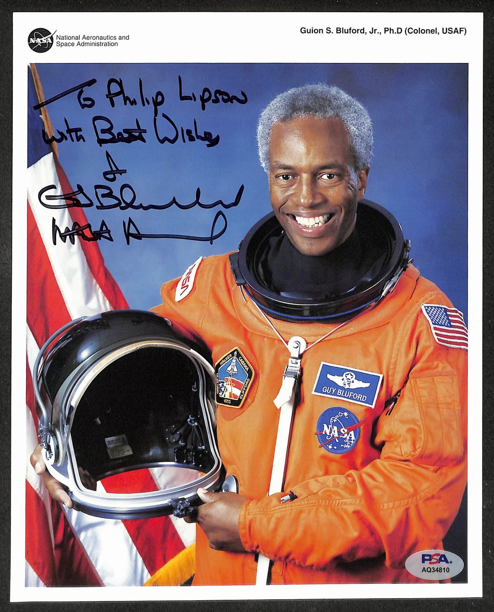 Guion S. Bluford, Jr. Signed/Autographed 8x10 Photo NASA USAF PSA/DNA 210771