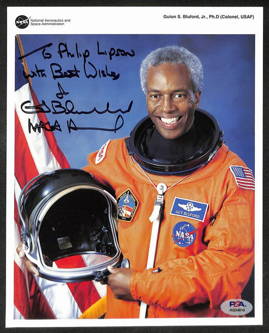 Guion S. Bluford, Jr. Signed/Autographed 8x10 Photo NASA USAF PSA/DNA 210771