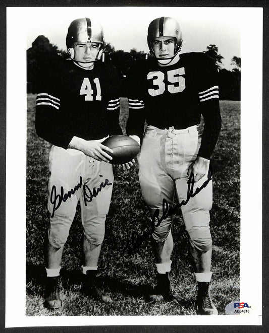 Glenn Davis & Doc Blanchard Signed 8x10 Photo ARMY Heisman Winners PSA/DNA 0778