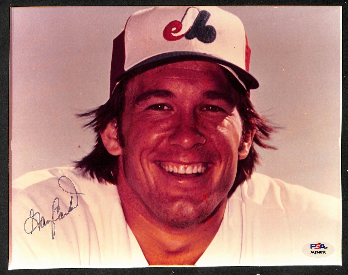 Gary Carter HOF Signed/Autographed 8x10 Photo Expos PSA/DNA 210776
