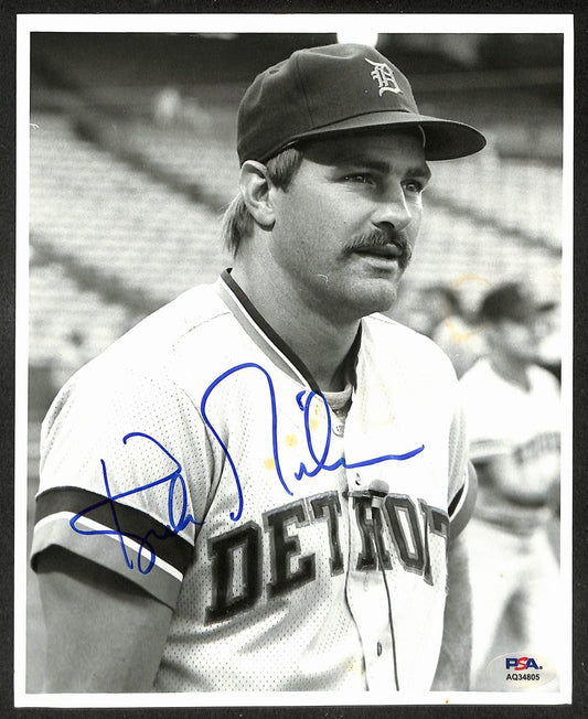 Kirk Gibson Signed/Autographed 8x10 Original Photo Tigers PSA/DNA 210767