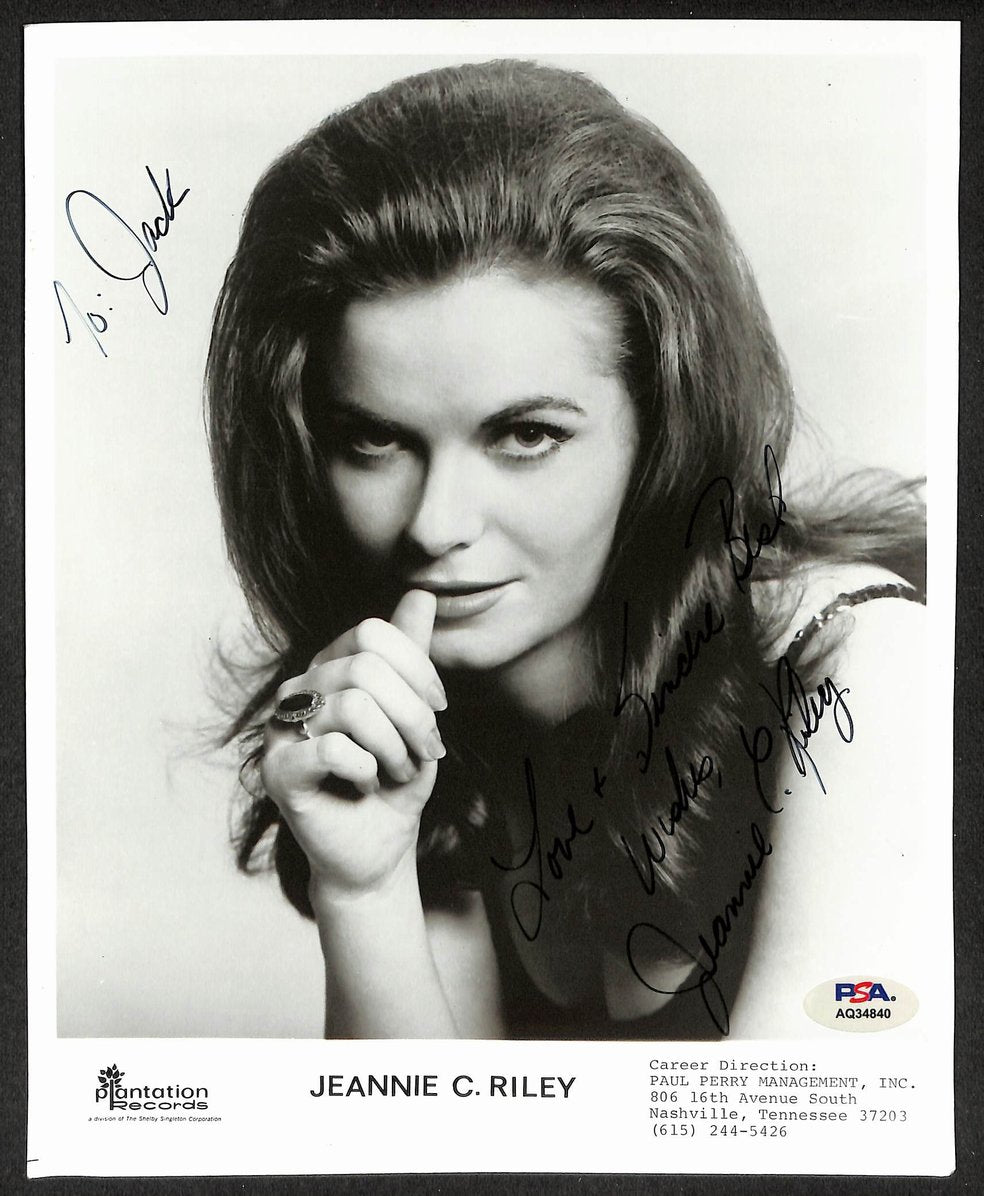 Jeannie C. Riley Signed/Autographed 8x10 Photo Country Singer PSA/DNA 210807