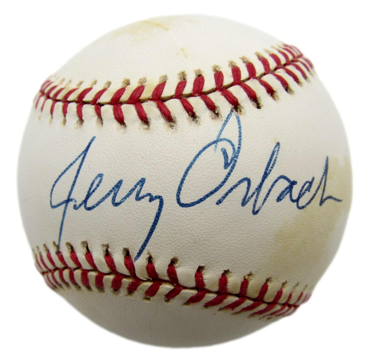 Jerry Orbach Actor "Law and Order" Signed/Auto OAL Baseball  PSA/DNA 209919