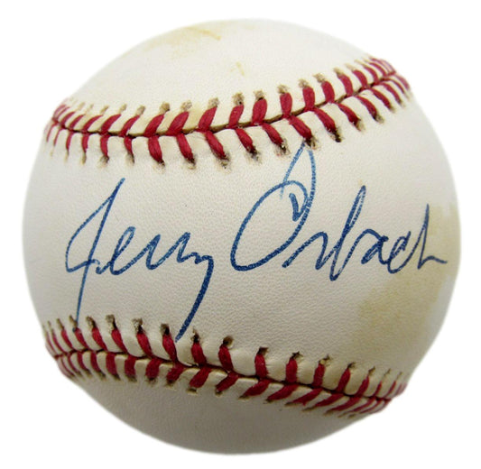 Jerry Orbach Actor "Law and Order" Signed/Auto OAL Baseball  PSA/DNA 209919