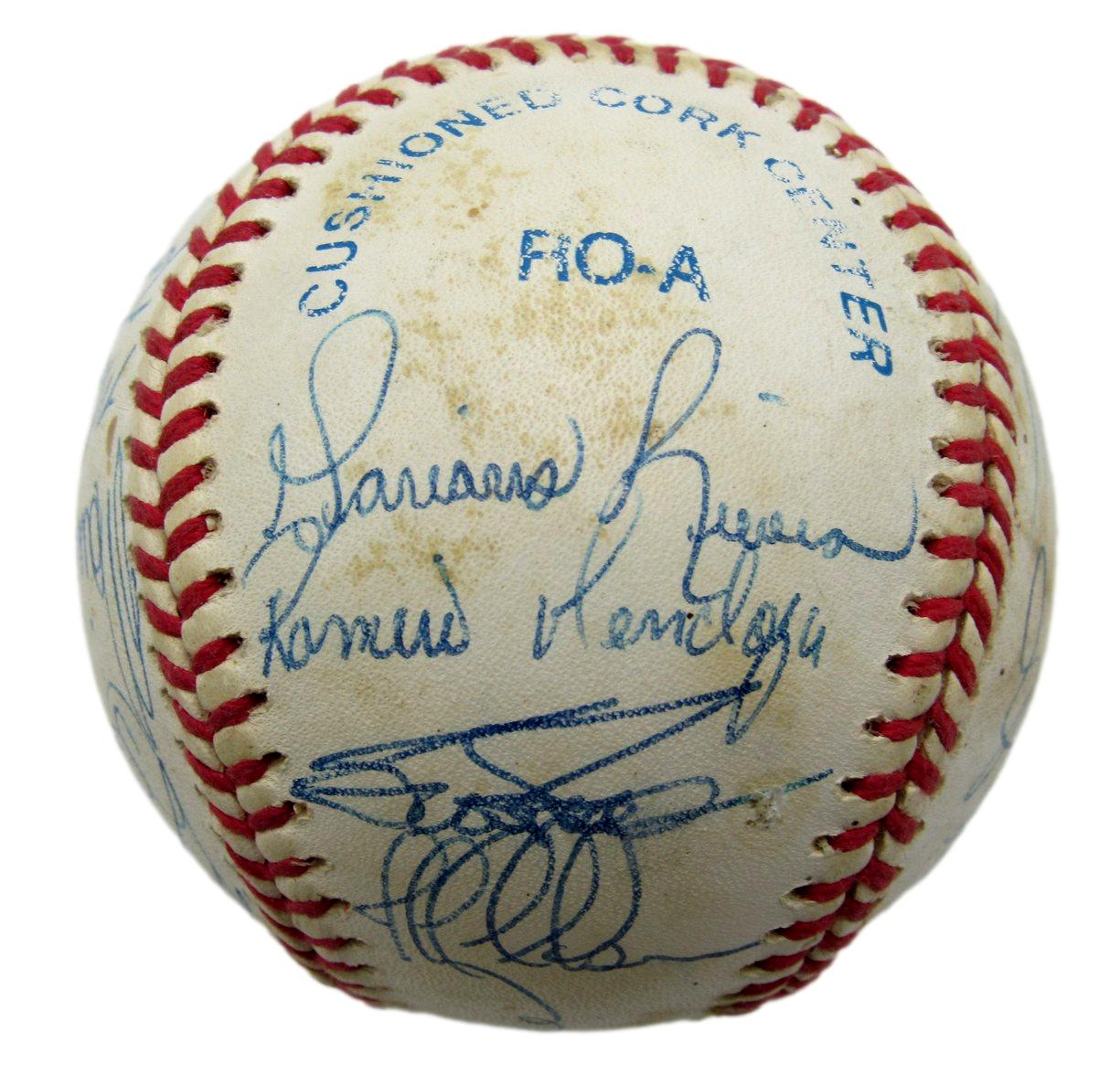 1997 New York Yankees Team-Signed by (21) OAL Baseball PSA/DNA 209924